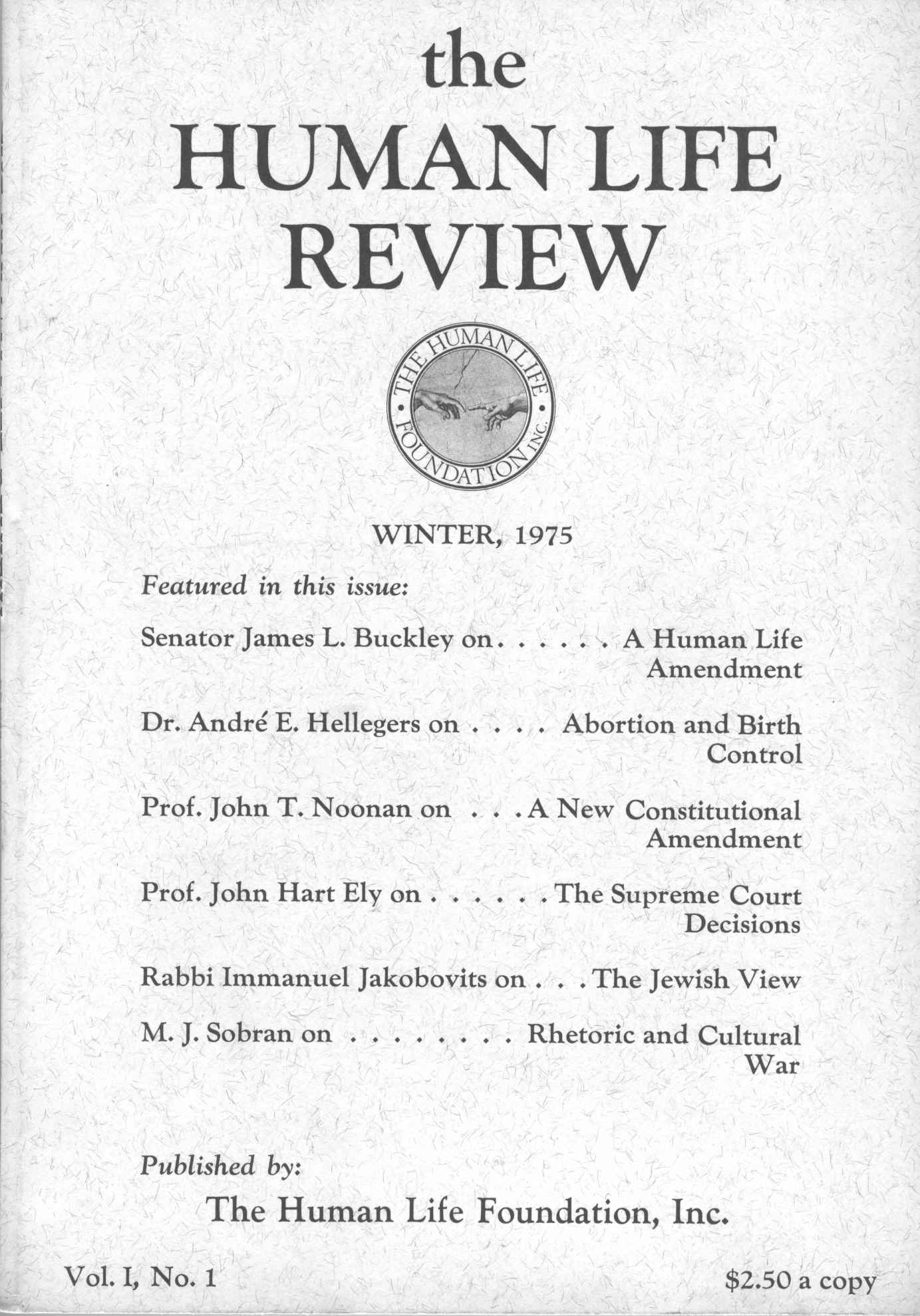 First issue: 1975
