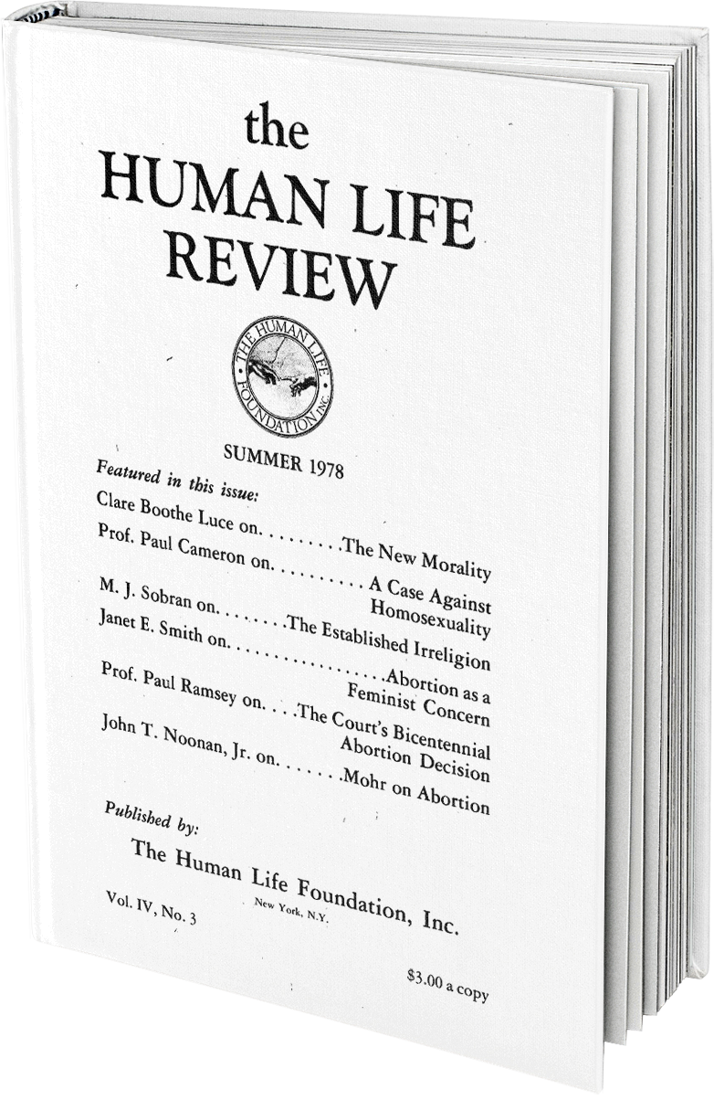 The Human Life Review Summer 1978